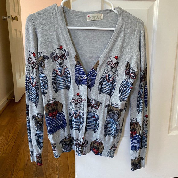Purplish London Dog Sailor Sweater ADORABLE - Picture 1 of 6